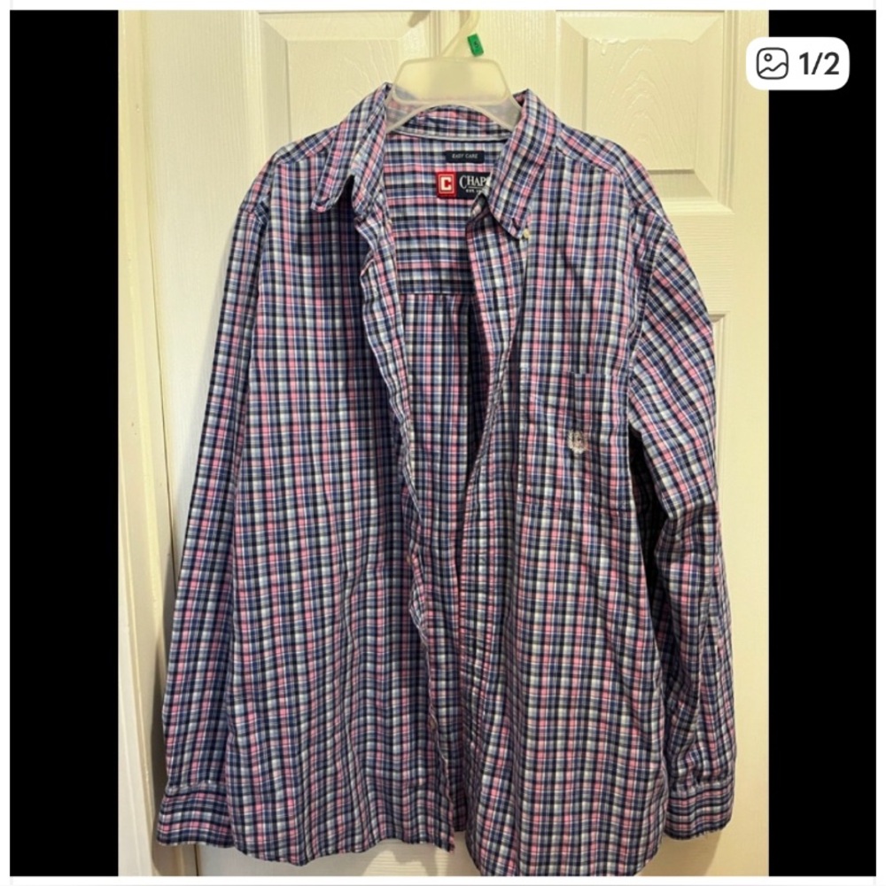Chaps Multicolor Plaid Men's Shirt